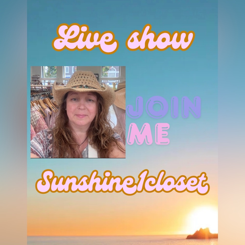 @sunshine1closet    PLEASE LIKE THIS POST to be notified of my LIVE SHOW…